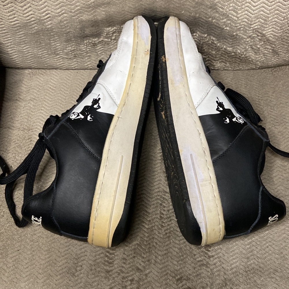 Scarface Mobster Athletic Shoes Black and White Men’s Size 12